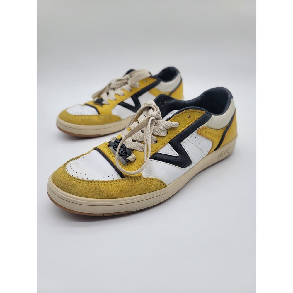 Vans Lowland CC‎ JMP Serio Yellow White Sneakers Men's 7.5 Women's 9 New No Box